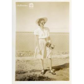 Erica Fitz on Castle Hill, Townsville, 17 February 1946