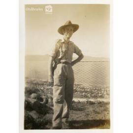 Ron Munro on Castle Hill, Townsville, 17 February 1946
