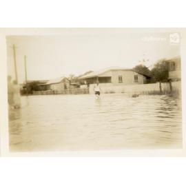 Flooding, Queens Road, Townsville, 10 February 1946