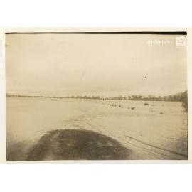 Ross River in flood, from Stuart Road, Townsville, [10 February 1946]