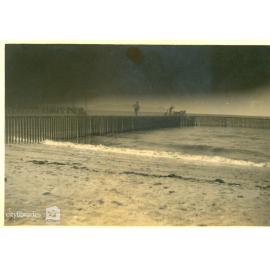 Surf-lifesavers, Picnic Bay swimming enclosure, Magnetic Island, 24 February 1946