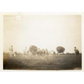 Football game, Ayr, ca. 1946