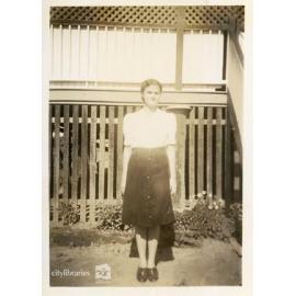 Sister of Grace Burgess (Matthews), Jean, Townsville, ca. 1946