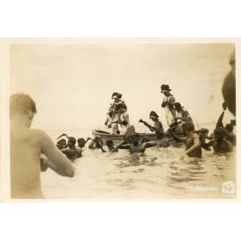 Re-enactment of the landing of Captain Cook, Picnic Bay, Magnetic Island, 1947