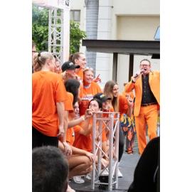 WNBL team Townsville Fire championship celebration, Flinders Street, Townsville City, 8 March 2026