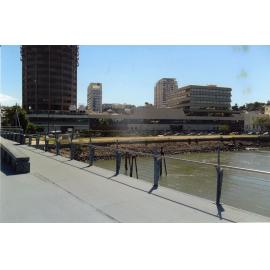 Hotel Grand Chancellor and Northtown building from Victoria Bridge, Townsville, ca. 2015.