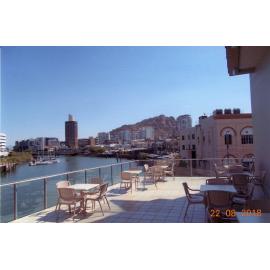 View of Townsville City and Castle Hill from Queensland Museum Tropics, 22 August, 2018.