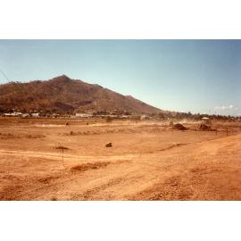Proposed lake development area south of Woolcock Street being subjected to trail bike activities, Townsville, 1984
