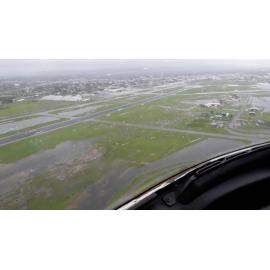 Townsville Airport, aerial footage during floods, 2019. 