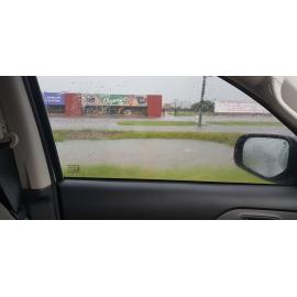 Woolcock Street, Currajong, aerial photograph during floods, 2019. 