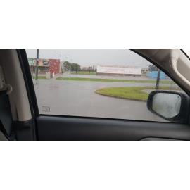 Woolcock Street, Currajong, aerial photograph during floods, 2019. 