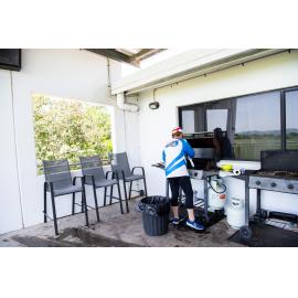 Hermit Park AFL Club volunteer cleaning BBQ, Hermit Park, 2019