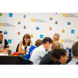 Mayor Jenny Hill  and Cr Kurt Rehbein, Disaster Committee Meeting, 2019.