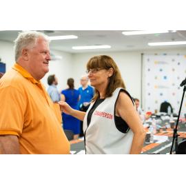 Mayor Jenny Hill  and Committee member, Disaster Committee Meeting, 2019.