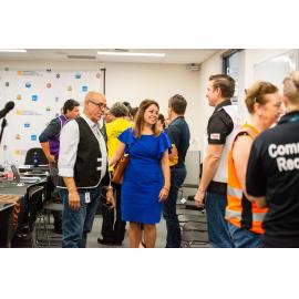 Cr Kurt Rehbein, Mike Chiodo, and Committee member, Disaster Committee Meeting, 2019.