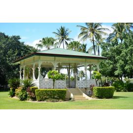 Bandstand dedicated to the memory of Alderman John Tyack, ANZAC Park, the Strand, Townsville, 24 April 2017