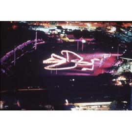 VP50 peace lantern display / Townsville City Council staff