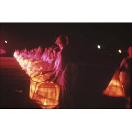 VP50 peace lantern display / Townsville City Council staff