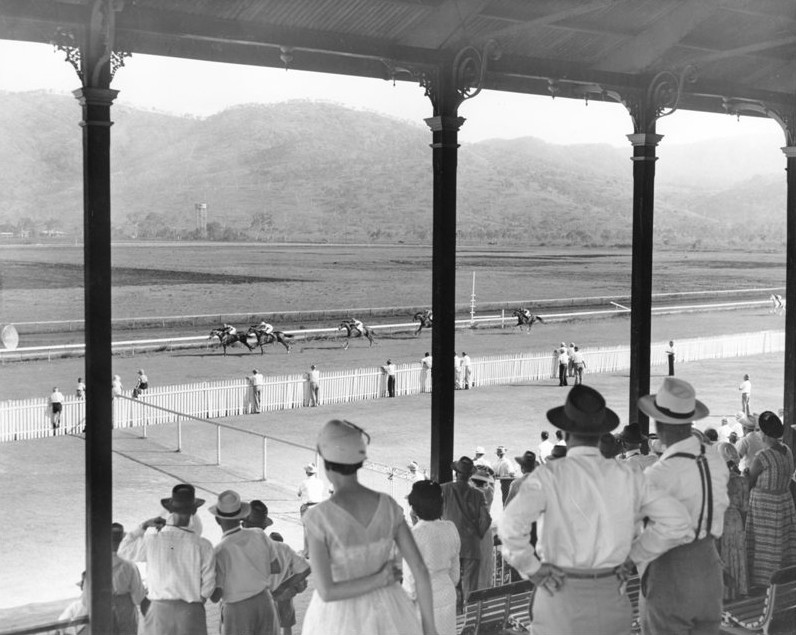 Cluden racecourse, Townsville, ca.1962.
