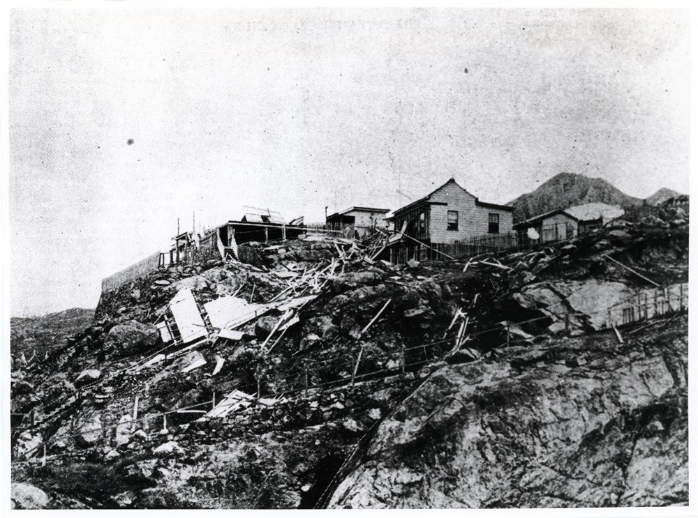 Mr. James Tait's residence, Melton Hill, after Cyclone Leonta, March 1903