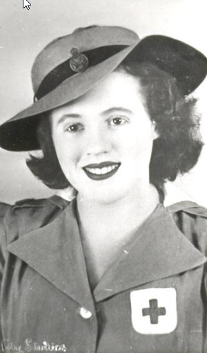 Noreen Smith in uniform, 194?