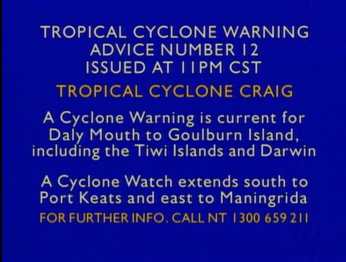 Cyclone warnings | Townsville City Council