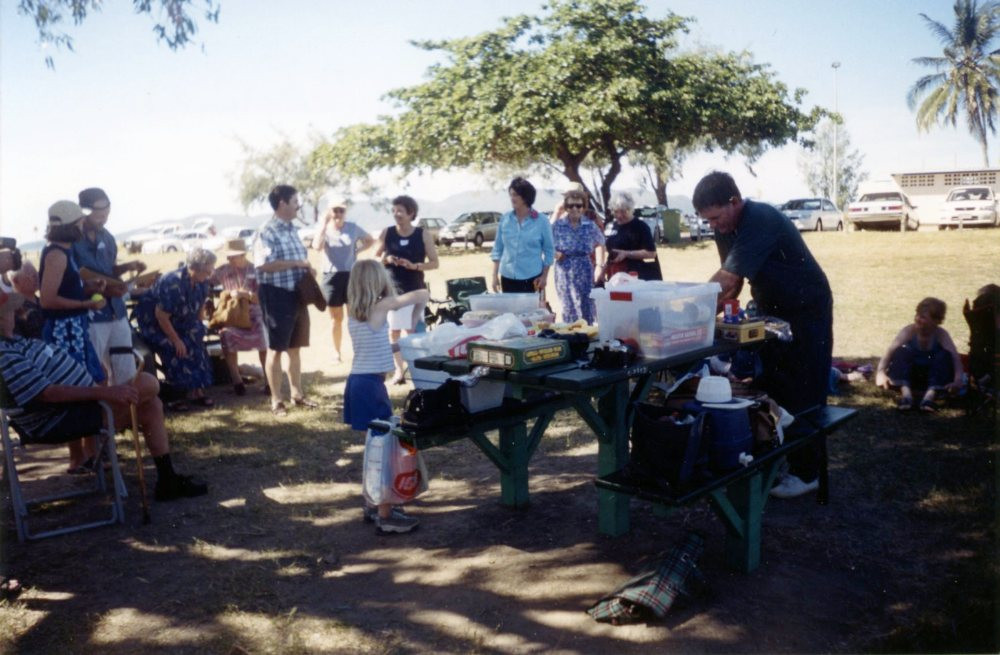 Dedication of Andrew Robertson Park, Pallarenda, Townsville c. 2006 

Notes: "Mayoress Ann Bunnell in blue."

Photographer 