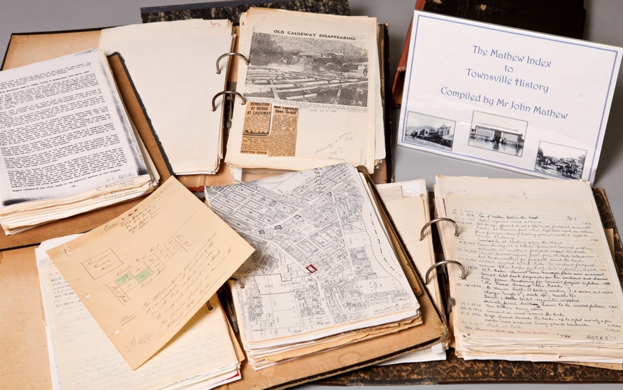 The Mathew index to Townsville history / compiled by John Mathew
