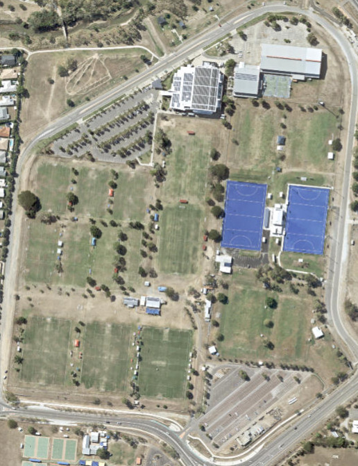 Townsville Hockey Association, aerial image 2019. 

Notes: Image taken from Townsville Maps Aerial Photography Series
