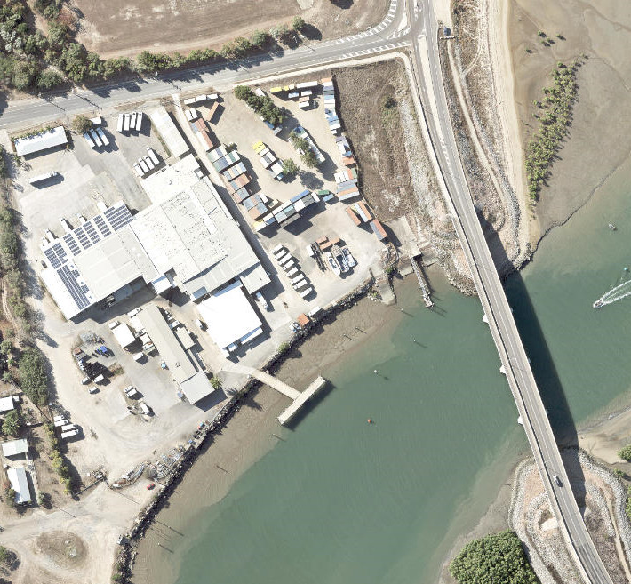 Tropical Containers, aerial image 2019. 

Notes: Image taken from Townsville Maps Aerial Photography Series
